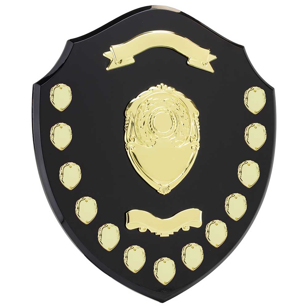 Mountbatten Annual Shield Black & Gold 5yr E