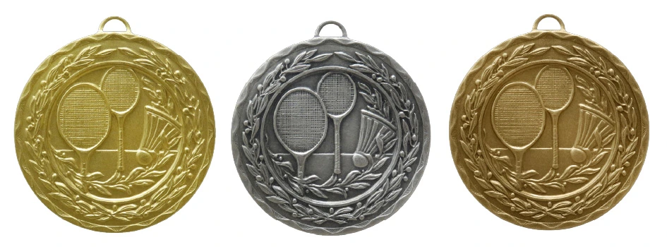 OSM.BAD.1 - Engravable Medals - Badminton Medals