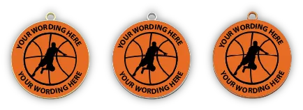 MMB1 - Metal Medals - Basketball Medals