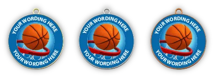 MMB5 - Metal Medals - Basketball Medals