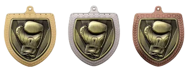 MM24213 - Engravable Metal Medals - Boxing Medals