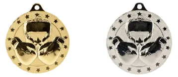 MM26181 - Engravable Metal Medals - Boxing Medals