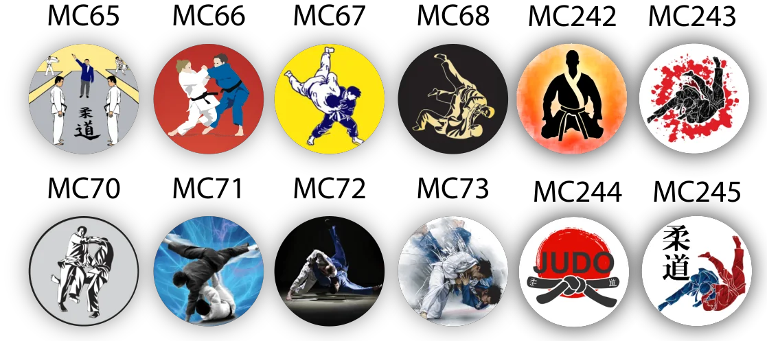 25mm Standard Judo centres