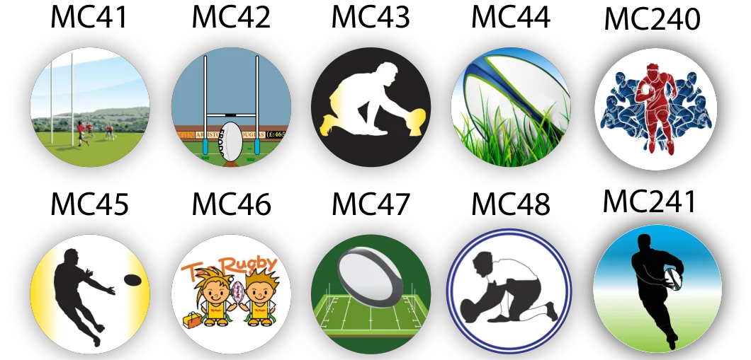Standard rugby centres