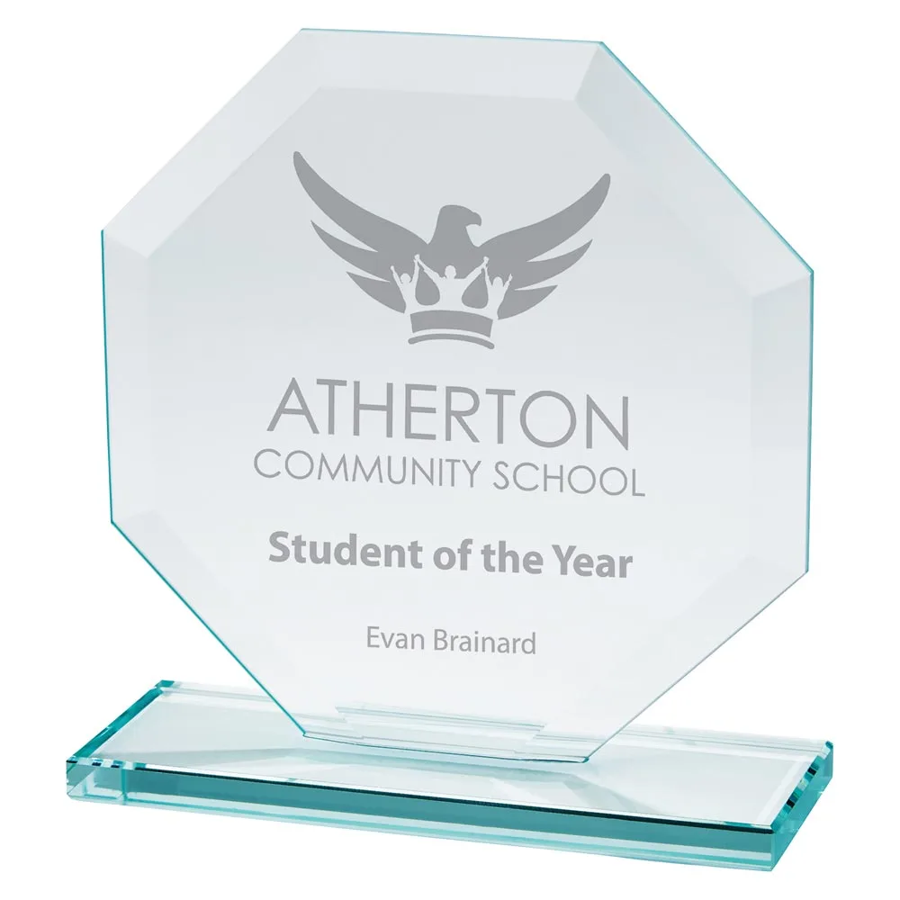 Oblivion Jade Glass Award B