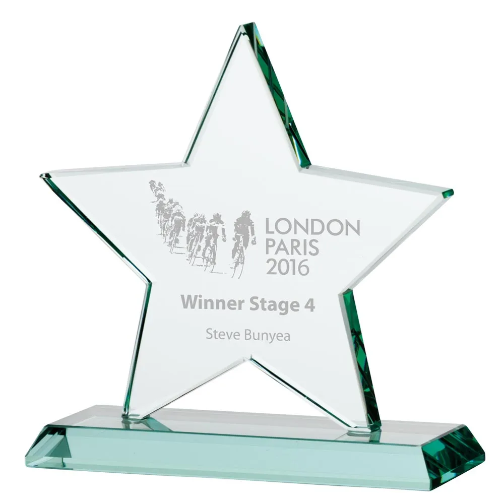 Galaxy Star Jade Glass Award C