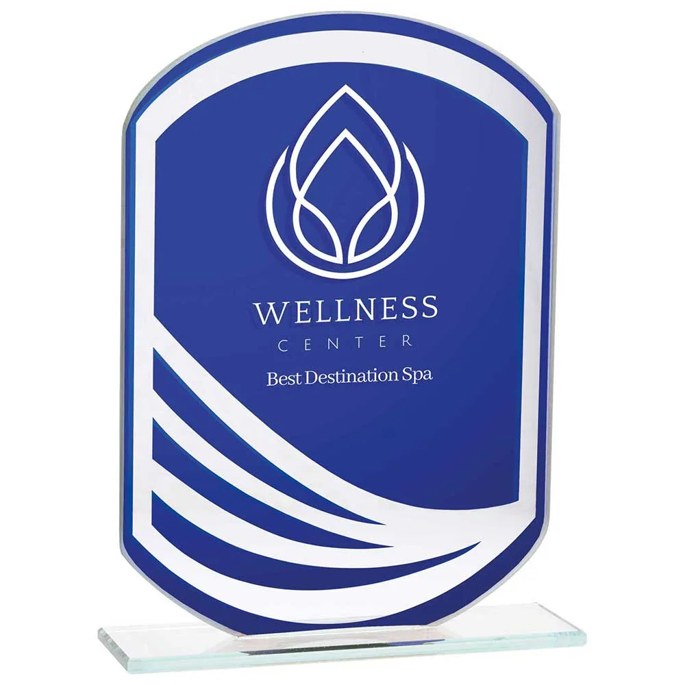 Argon Mirrored Glass Award Blue B