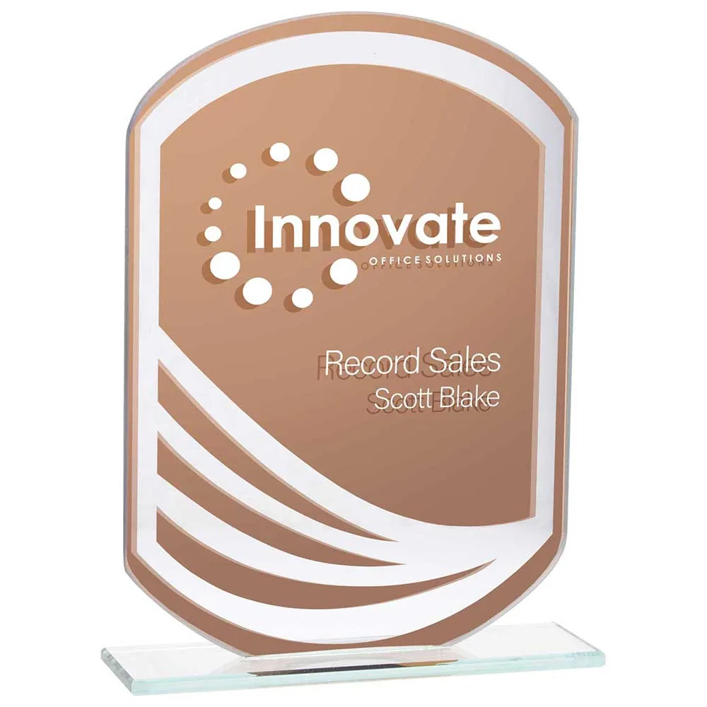 Argon Mirrored Glass Award Bronze B