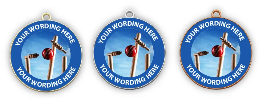 MMCR2 - Metal Medals - Cricket Medals