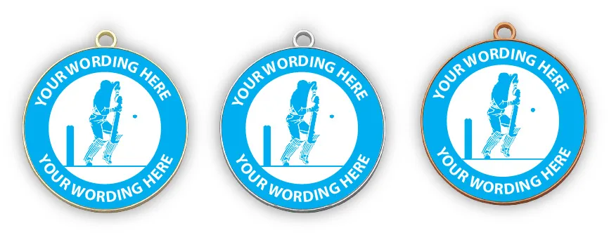 MMCR3 - Metal Medals - Cricket Medals