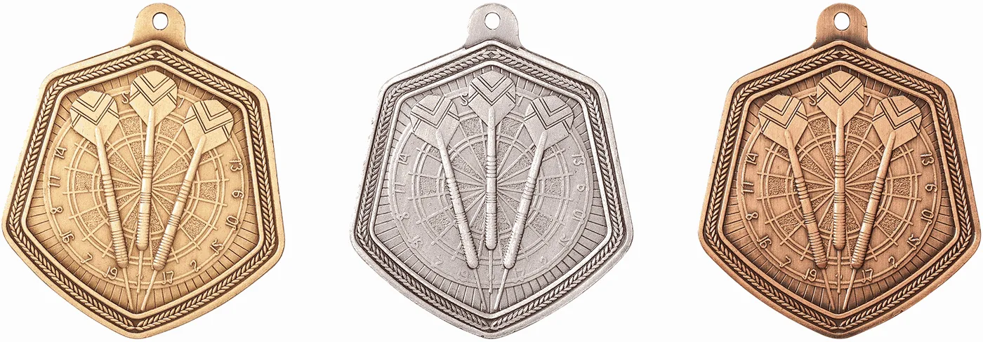 MM22090 - Engravable Medals - Darts Medals