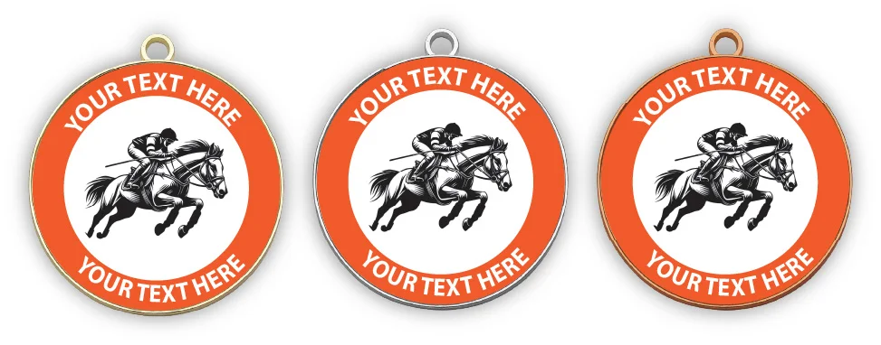 MMHORSE1 - Metal Medals - Equestrian Medals