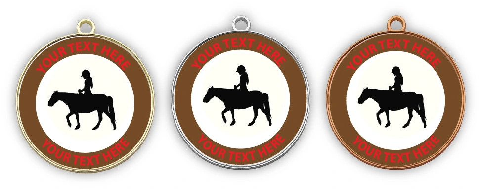 MMHORSE2 - Metal Medals - Equestrian Medals