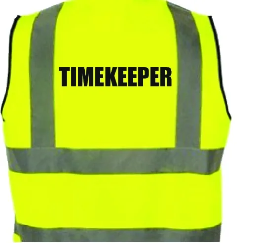 Hi-Viz Waistcoat - Timekeeper