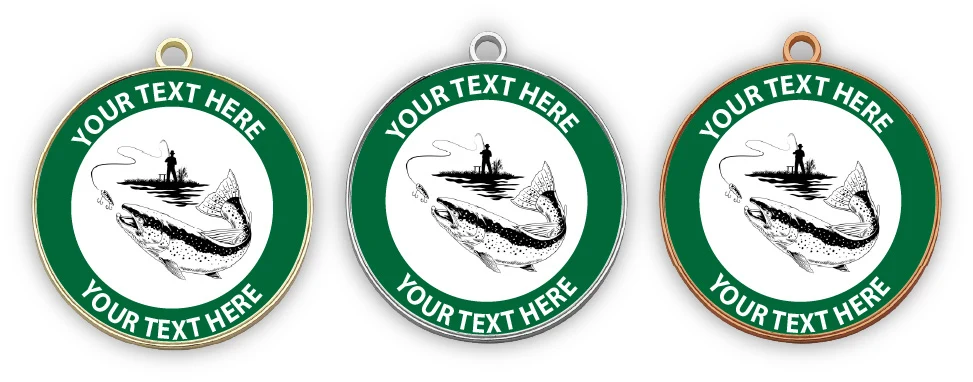MMFISHING1 - Metal Medals - Fishing Medals