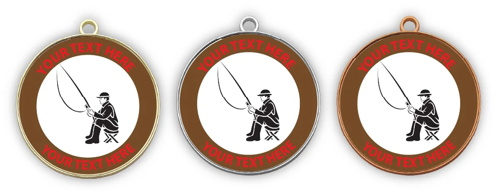 MMFISHING2 - Metal Medals - Fishing Medals