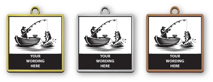 MMFISHING3 - Metal Medals - Fishing Medals