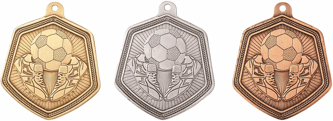 MM22103 - Engravable Metal Medals - Football Medals