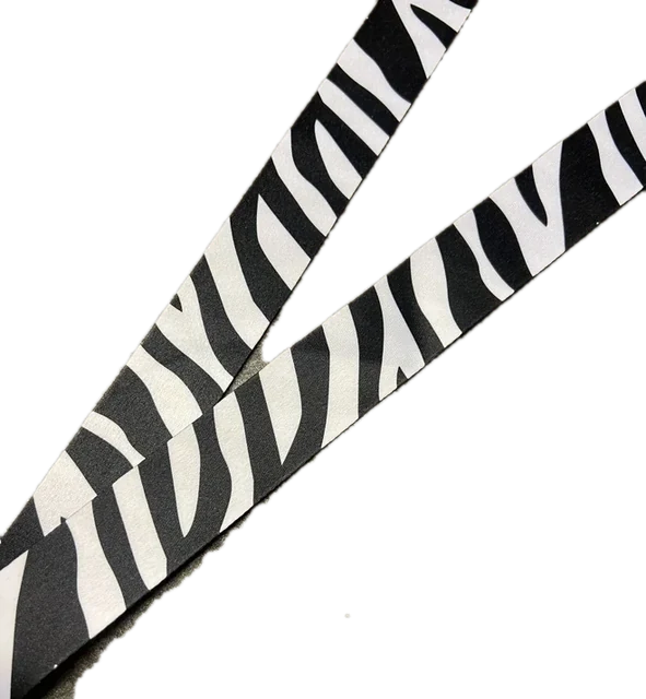BR4 – Multi Colour sublimation printed ribbon, zebra print example