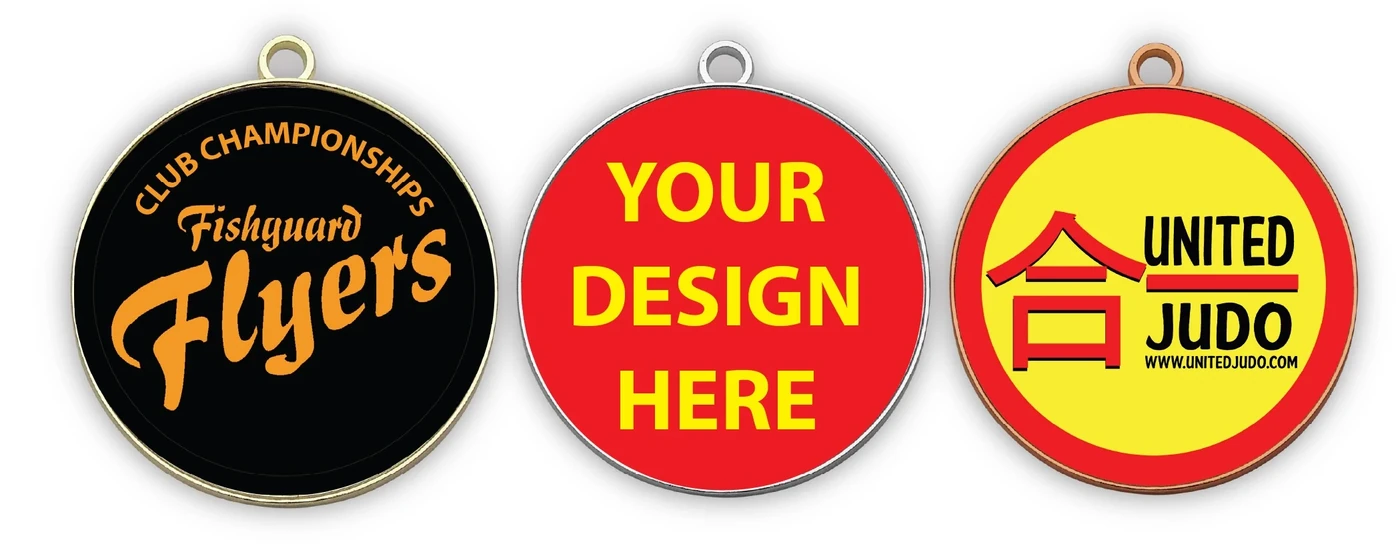Fully Metal Medals Printed to your Design