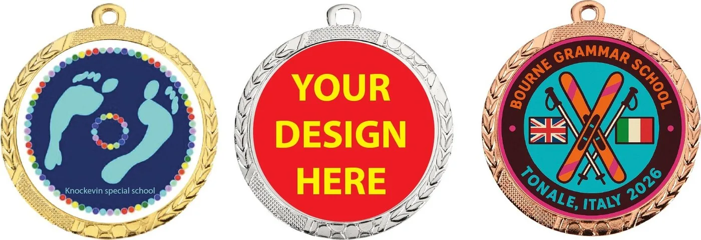 MM19 - Fully Metal Medals Printed to your Design