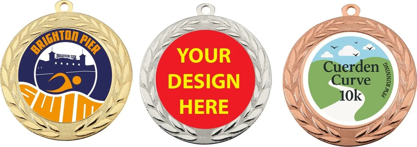 MM20 - Fully Metal Medals Printed to your Design