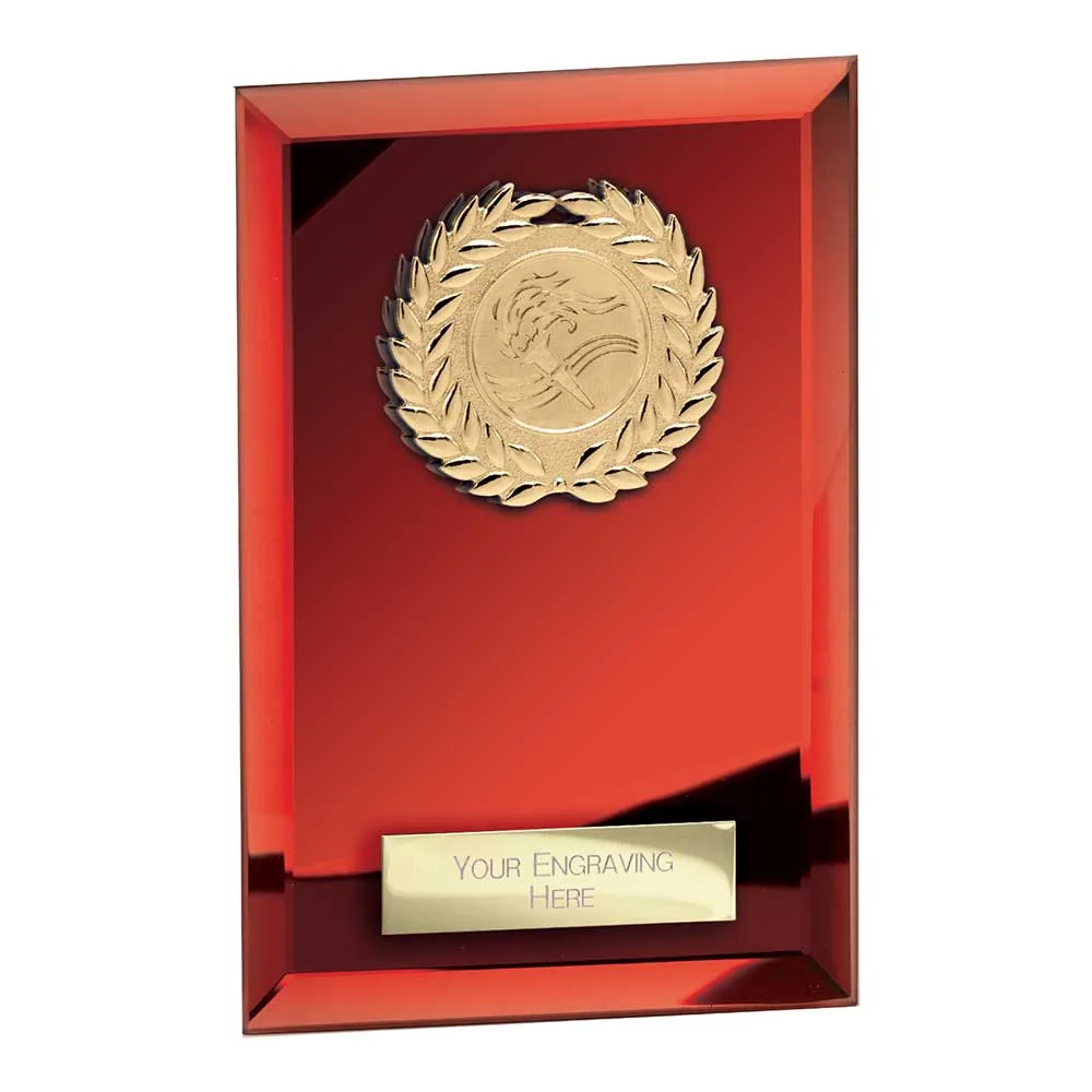 Mirage Multisport Mirror Plaque Red CR19513B