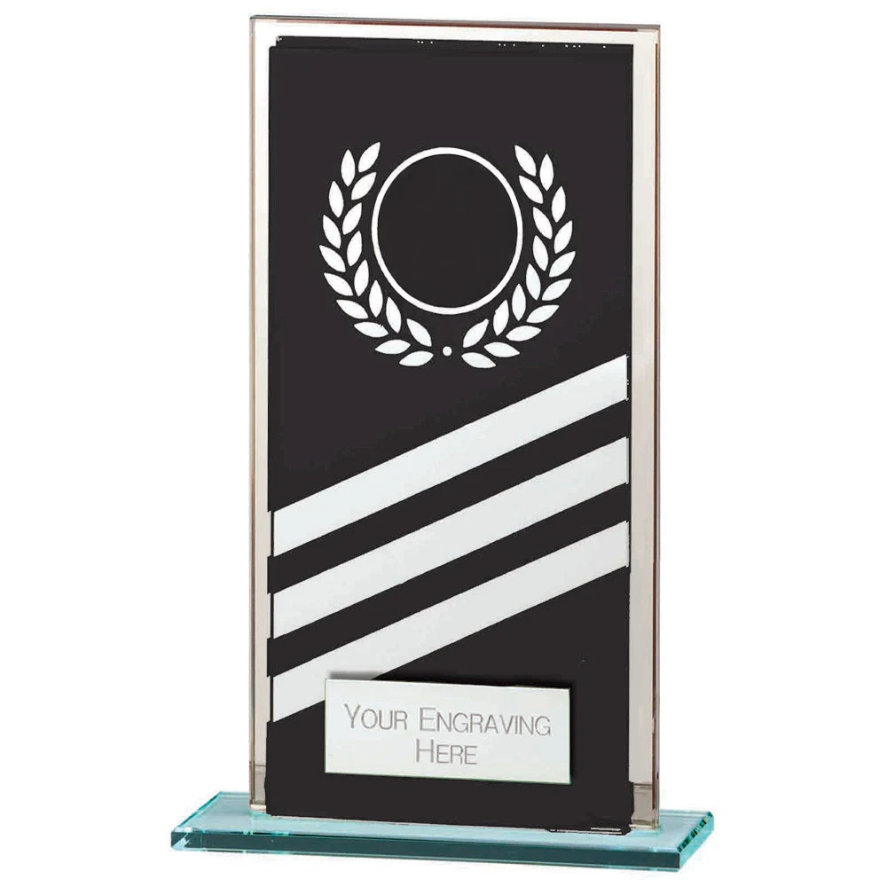 Talisman Multisport Mirror Glass Award Black & Silver