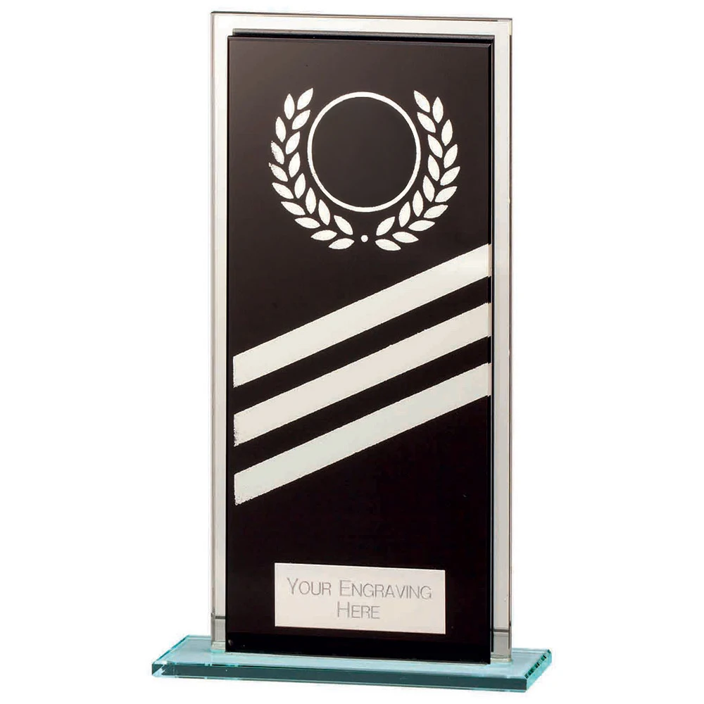 Talisman Multisport Mirror Glass Award Black & Silver CR22012C