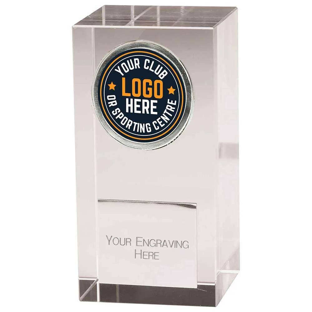 Mentor Multisport Block Crystal Award CR22550C