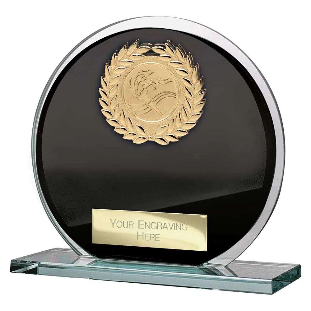 Seismic Multisport Circle Plaque Black & Silver