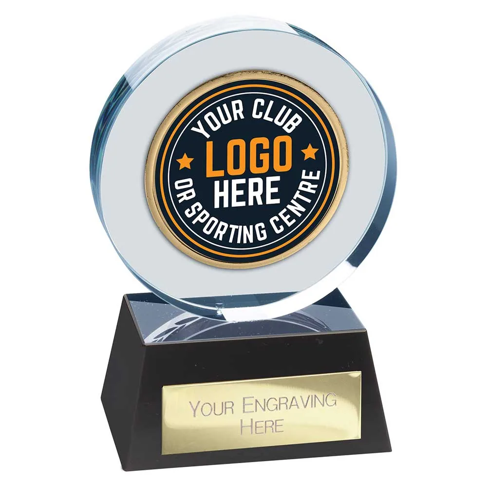 Emperor Multisport Crystal Award Clear & Black