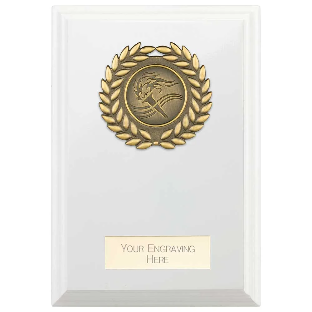 Reward Wreath Plaque Arctic White PL24576C