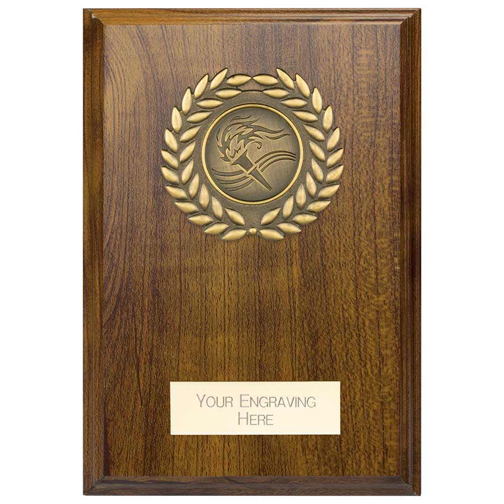 Reward Wreath Plaque Walnut PL24581C