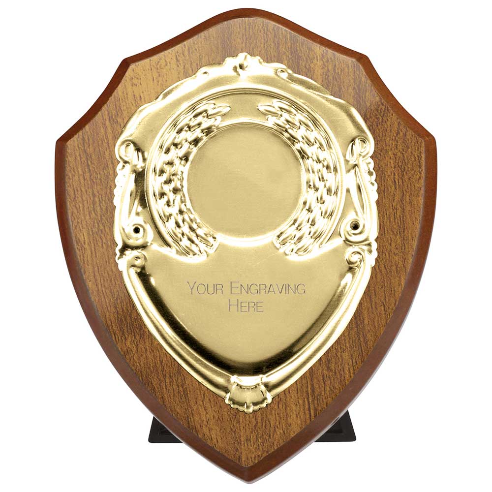 Reward Shield & Front Walnut & Gold