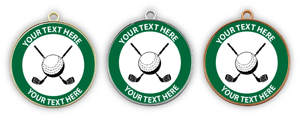 MMGOLF1 - Metal Medals - Golf Medals