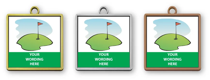 MMGOLF3 - Metal Medals - Golf Medals