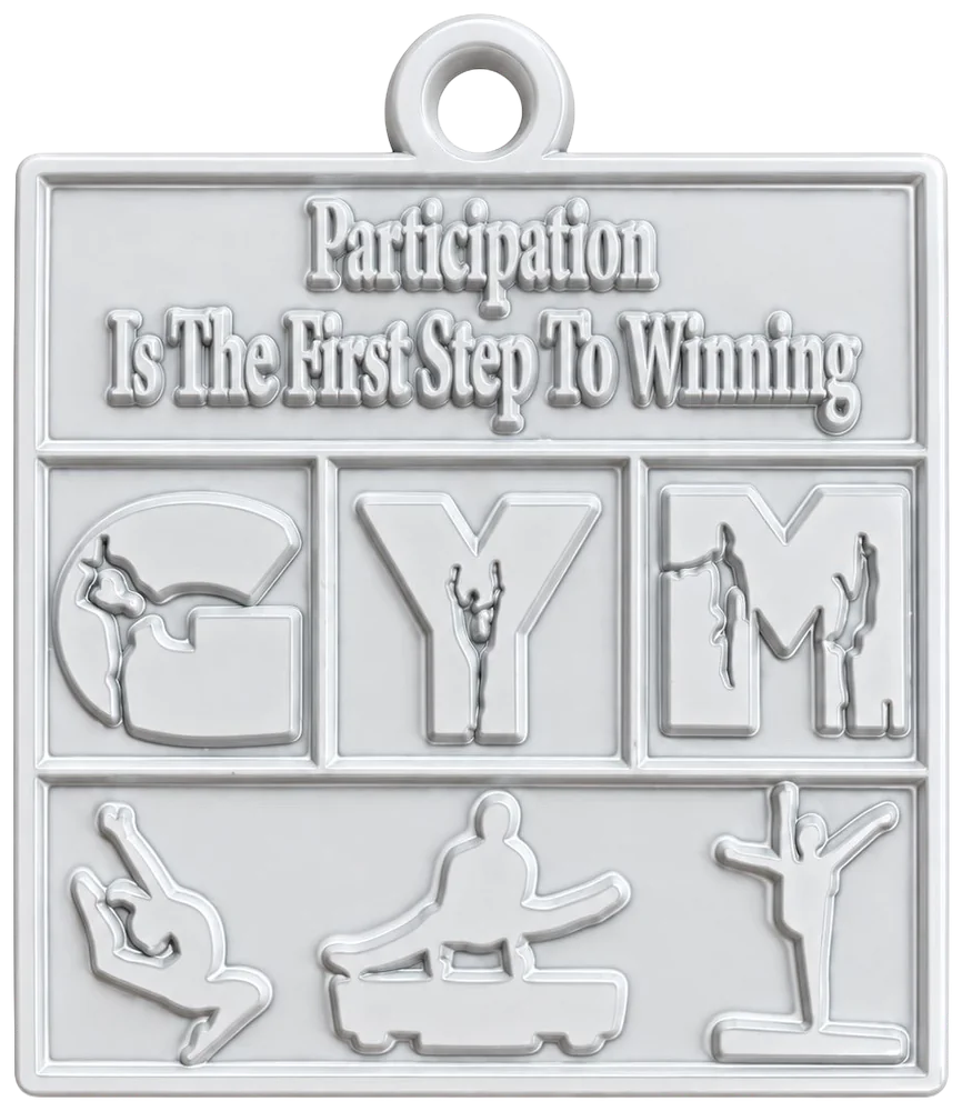 GYM P1E - Engravable Metal Medals - Gymnastics Medals
