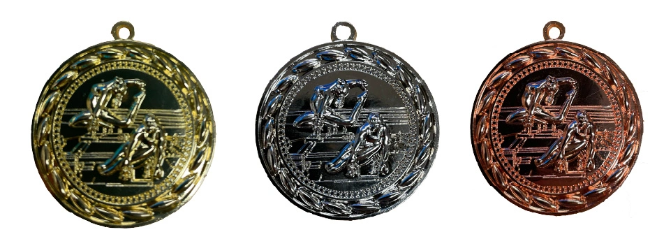 GYM106 - Engravable Metal Medals - Gymnastics Medals