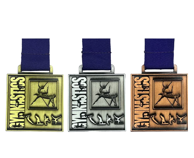 GYM111 - Engravable Metal Medals - Gymnastics Medals