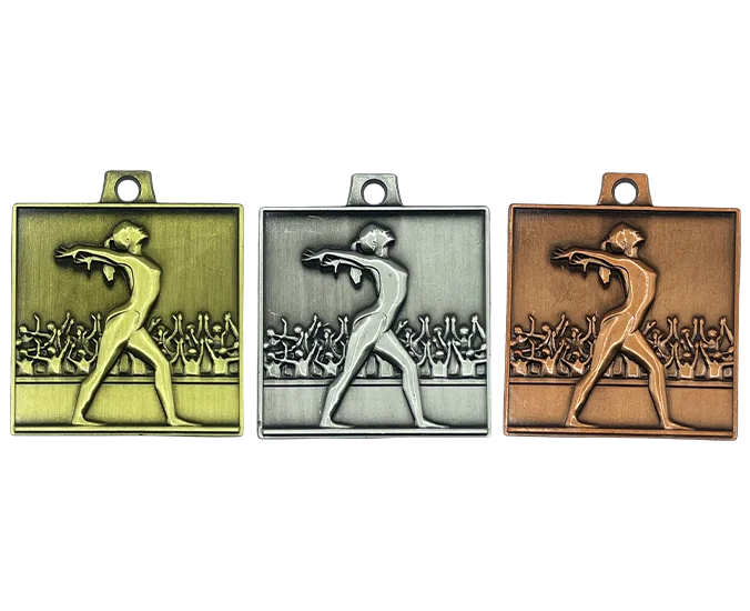GYM77 - Engravable Metal Medals - Gymnastics Medals