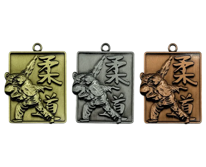 JM39 - Engravable Metal Medals - Judo Medals