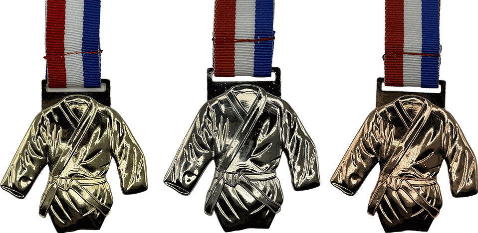 JUDO 1 - Engravable Metal Medals - Judo Medals