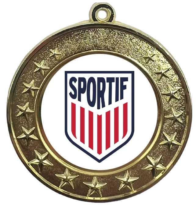 Budget friendly laminated medal