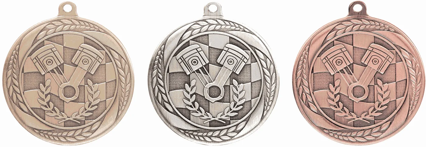 MM20445 - Engravable Medals - Motorsport Medals