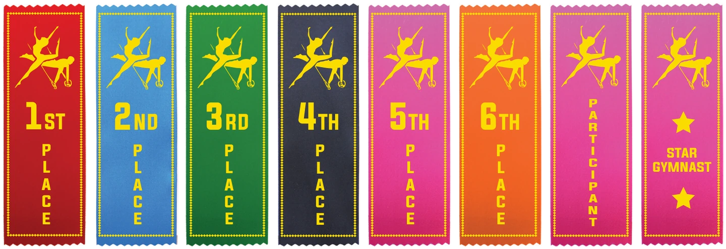 GYMFLASH 1-8 Award Ribbon