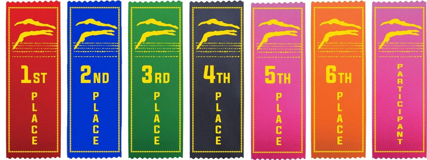 SWIMFLASH 1-7 Award Ribbon