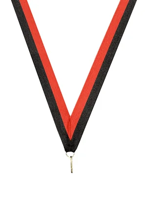 Black and Red striped ribbon (PW18)