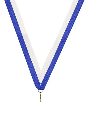 Blue and White Striped Ribbon (PW2)