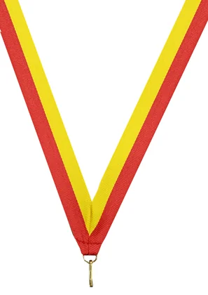 Red and Yellow Striped Ribbon (PW21)
